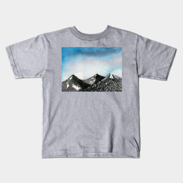stone hill Kids T-Shirt by loonerhaze
